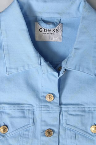 Γυναικείο μπουφάν Guess, Μέγεθος S, Χρώμα Μπλέ, Τιμή 25,36 €