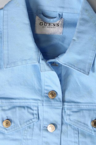 Γυναικείο μπουφάν Guess, Μέγεθος XS, Χρώμα Μπλέ, Τιμή 25,36 €