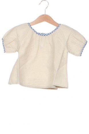 Kinder Shirt Bonnet A Pompon, Größe 9-12m/ 74-80 cm, Farbe Beige, Preis 3,88 €