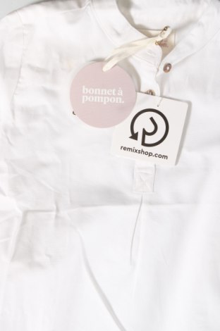 Kinder Shirt Bonnet A Pompon, Größe 12-18m/ 80-86 cm, Farbe Weiß, Preis 7,27 €
