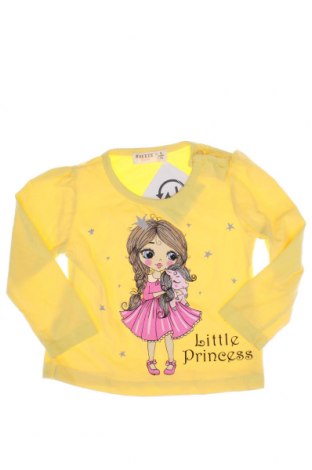 Детска блуза Breeze, Размер 6-9m/ 68-74 см, Цвят Жълт, Цена 6,84 лв.