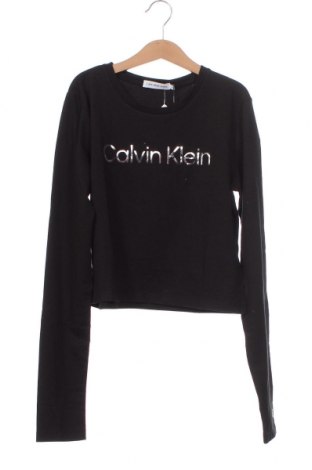 Dziecięca bluzka Calvin Klein Jeans, Rozmiar 15-18y/ 170-176 cm, Kolor Czarny, Cena 125,81 zł
