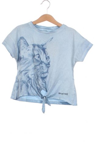 Bluză pentru copii Desigual, Mărime 6-7y/ 122-128 cm, Culoare Albastru, Preț 168,42 Lei