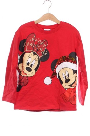 Детска блуза Disney, Размер 6-7y/ 122-128 см, Цвят Червен, Цена 6,69 лв.
