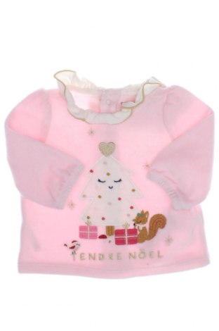 Детска блуза Du Pareil Au Meme, Размер 2-3m/ 56-62 см, Цвят Розов, Цена 6,84 лв.