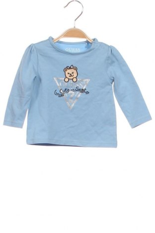 Dziecięca bluzka Guess, Rozmiar 3-6m/ 62-68 cm, Kolor Niebieski, Cena 92,44 zł