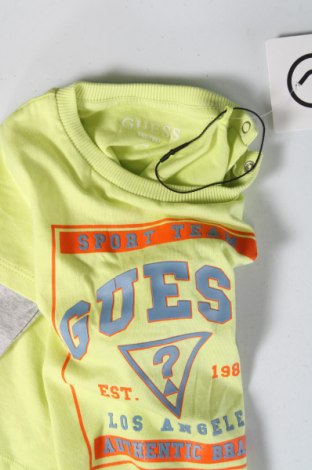 Bluză pentru copii Guess, Mărime 3-6m/ 62-68 cm, Culoare Verde, Preț 73,37 Lei