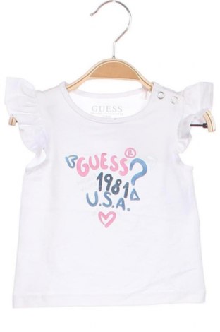 Детска блуза Guess, Размер 3-6m/ 62-68 см, Цвят Бял, Цена 68,00 лв.
