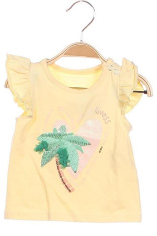 Παιδική μπλούζα Guess, Μέγεθος 3-6m/ 62-68 εκ., Χρώμα Κίτρινο, Τιμή 14,02 €