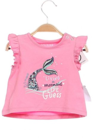 Детска блуза Guess, Размер 3-6m/ 62-68 см, Цвят Розов, Цена 38,76 лв.