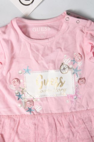 Детска блуза Guess, Размер 3-6m/ 62-68 см, Цвят Розов, Цена 68,00 лв.
