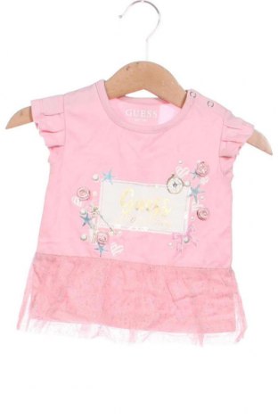 Детска блуза Guess, Размер 3-6m/ 62-68 см, Цвят Розов, Цена 68,00 лв.