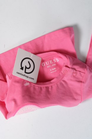 Детска блуза Guess, Размер 3-6m/ 62-68 см, Цвят Розов, Цена 36,72 лв.