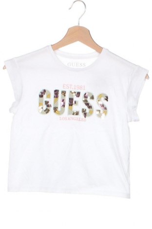 Детска блуза Guess, Размер 7-8y/ 128-134 см, Цвят Бял, Цена 23,80 лв.