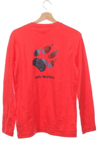 Dziecięca bluzka Jack Wolfskin, Rozmiar 15-18y/ 170-176 cm, Kolor Czerwony, Cena 59,81 zł