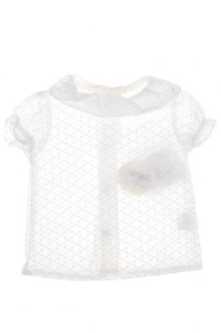 Детска блуза Lola Palacios, Размер 2-3m/ 56-62 см, Цвят Бял, Цена 18,00 лв.