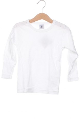 Детска блуза Petit Bateau, Размер 2-3y/ 98-104 см, Цвят Бял, Цена 10,88 лв.