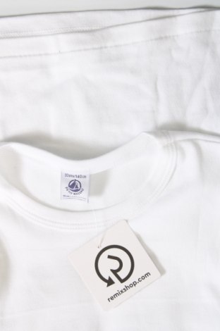 Детска блуза Petit Bateau, Размер 8-9y/ 134-140 см, Цвят Бял, Цена 34,56 лв.