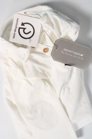 Kinder Shirt Sergent Major, Größe 3-6m/ 62-68 cm, Farbe Weiß, Preis 3,63 €