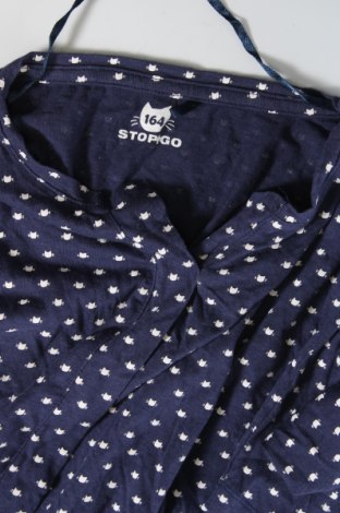 Kinder Shirt Stop+Go, Größe 12-13y/ 158-164 cm, Farbe Blau, Preis € 7,65