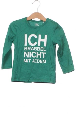 Παιδική μπλούζα Topomini, Μέγεθος 18-24m/ 86-98 εκ., Χρώμα Πράσινο, Τιμή 3,24 €