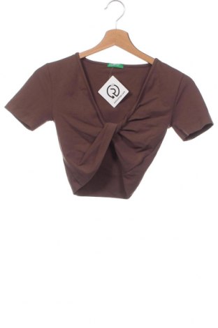 Детска блуза United Colors Of Benetton, Размер 11-12y/ 152-158 см, Цвят Кафяв, Цена 5,60 лв.