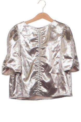 Детска блуза Zara, Размер 11-12y/ 152-158 см, Цвят Сребрист, Цена 14,40 лв.