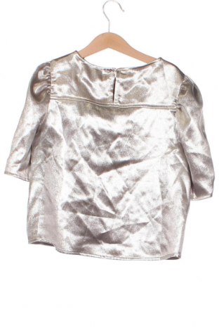 Детска блуза Zara, Размер 11-12y/ 152-158 см, Цвят Сребрист, Цена 10,44 лв.