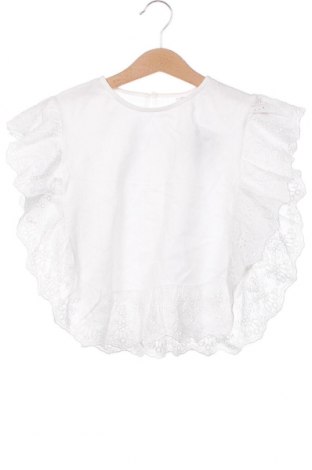 Детска блуза Zara, Размер 7-8y/ 128-134 см, Цвят Бял, Цена 9,00 лв.
