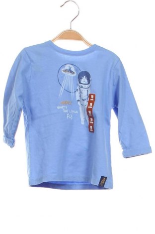 Bluză pentru copii Zara, Mărime 12-18m/ 80-86 cm, Culoare Albastru, Preț 17,25 Lei