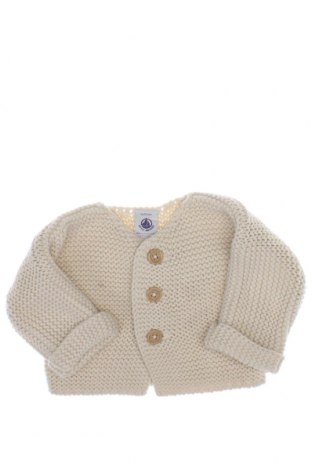 Pulover cu nasturi pentru copii Petit Bateau, Mărime 1-2m/ 50-56 cm, Culoare Bej, Preț 120,00 Lei