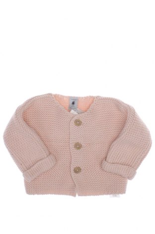 Pulover cu nasturi pentru copii Petit Bateau, Mărime 3-6m/ 62-68 cm, Culoare Roz, Preț 120,00 Lei