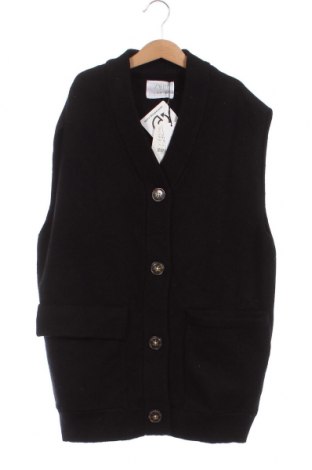 Детска жилетка Zara, Размер 13-14y/ 164-168 см, Цвят Черен, Цена 14,40 лв.
