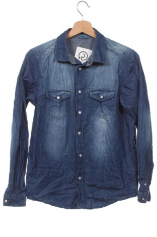 Παιδικό πουκάμισο Y.F.K., Μέγεθος 12-13y/ 158-164 εκ., Χρώμα Μπλέ, Τιμή 4,01 €