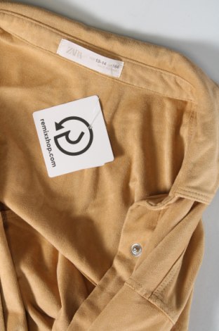 Παιδικό πουκάμισο Zara, Μέγεθος 13-14y/ 164-168 εκ., Χρώμα  Μπέζ, Τιμή 4,02 €