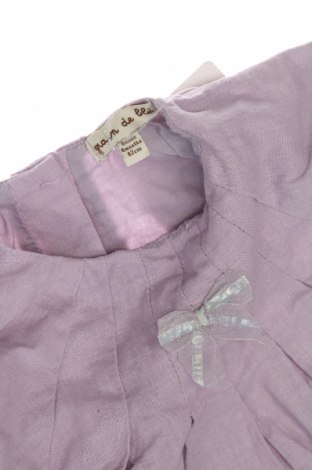 Dziecięca sukienka Grain De Ble, Rozmiar 3-6m/ 62-68 cm, Kolor Fioletowy, Cena 40,23 zł