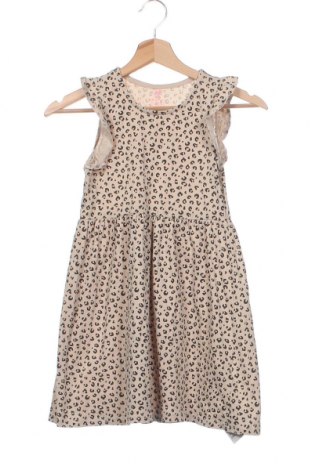 Детска рокля H&M, Размер 6-7y/ 122-128 см, Цвят Бежов, Цена 22,16 лв.