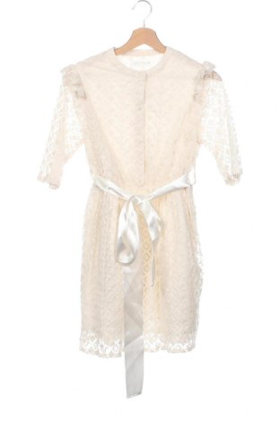 Детска рокля Zara, Размер 13-14y/ 164-168 см, Цвят Екрю, Цена 36,00 лв.