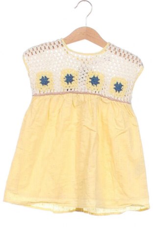 Детска рокля Zara Kids, Размер 18-24m/ 86-98 см, Цвят Жълт, Цена 13,11 лв.