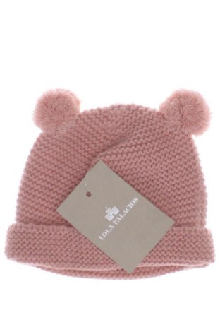 Детска шапка Lola Palacios, Цвят Розов, Цена 23,00 лв.