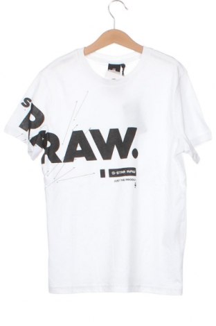 Dziecięcy T-shirt G-Star Raw, Rozmiar 11-12y/ 152-158 cm, Kolor Biały, Cena 94,36 zł