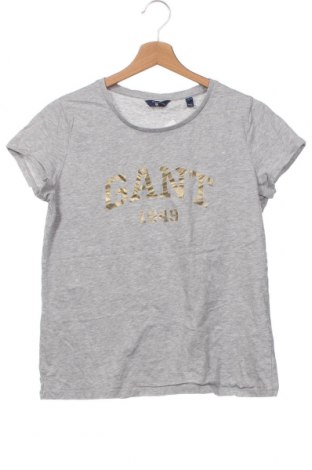 Παιδικό μπλουζάκι Gant, Μέγεθος 12-13y/ 158-164 εκ., Χρώμα Γκρί, Τιμή 13,96 €