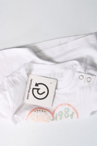 Dětské tričko  Guess, Velikost 3-6m/ 62-68 cm, Barva Bílá, Cena  580,00 Kč