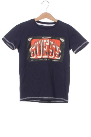 Dziecięcy T-shirt Guess, Rozmiar 7-8y/ 128-134 cm, Kolor Niebieski, Cena 88,49 zł