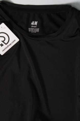 Детска тениска H&M Sport, Размер 12-13y/ 158-164 см, Цвят Черен, Цена 10,00 лв.