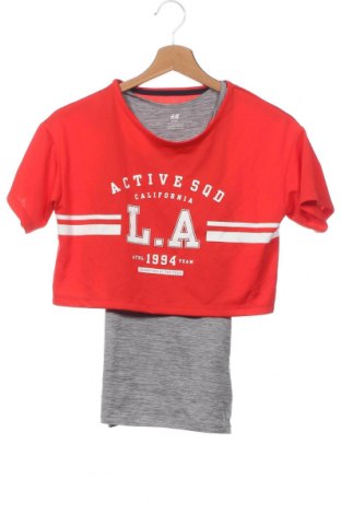 Kinder T-Shirt H&M Sport, Größe 10-11y/ 146-152 cm, Farbe Mehrfarbig, Preis 9,13 €