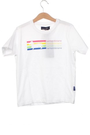 Παιδικό μπλουζάκι Harmont & Blaine, Μέγεθος 7-8y/ 128-134 εκ., Χρώμα Λευκό, Τιμή 24,63 €