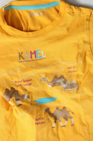 Tricou pentru copii Jako-O, Mărime 3-4y/ 104-110 cm, Culoare Galben, Preț 29,92 Lei