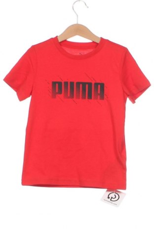 Παιδικό μπλουζάκι PUMA, Μέγεθος 5-6y/ 116-122 εκ., Χρώμα Κόκκινο, Τιμή 20,60 €