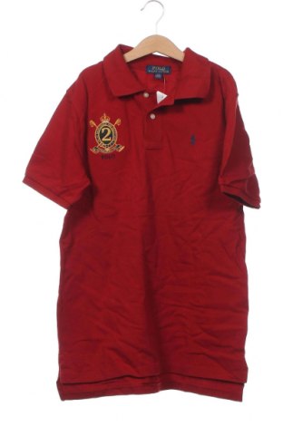 Dziecięcy T-shirt Polo By Ralph Lauren, Rozmiar 14-15y/ 168-170 cm, Kolor Czerwony, Cena 162,36 zł